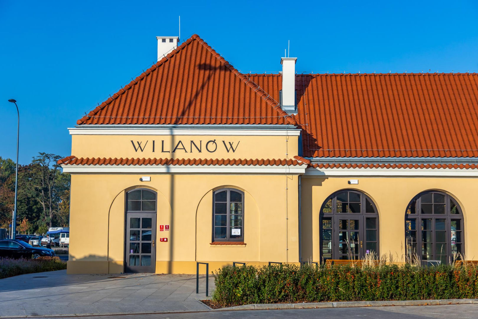 Dawny dworzec Kolei Wilanowskiej w Warszawie po remoncie