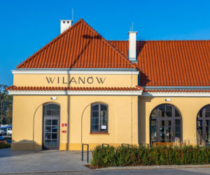 Dawny dworzec Kolei Wilanowskiej w Warszawie po remoncie