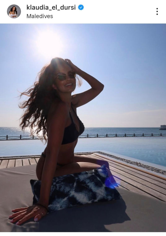 Klaudia El Dursi zapozowała topless. Tak wypoczywała na Malediwach