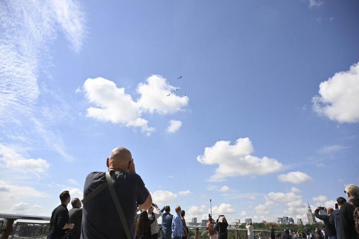 Nad Polską przeleciały ultranowoczesne myśliwce F-35!
