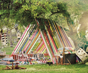 Piknik w ogrodzie