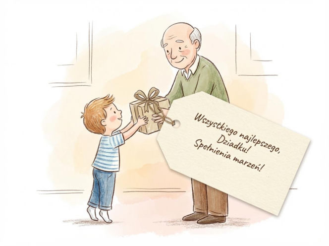 Kartka z życzeniami na Dzień Dziadka 2026