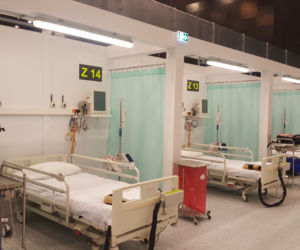 Szpital tymczasowy w Katowicach gotowy na przyjęcie pacjentów