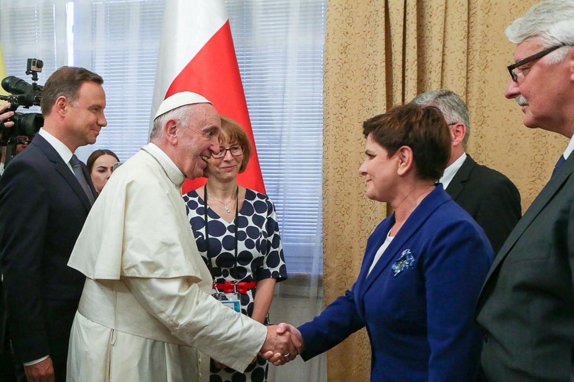 Znani polscy politycy z papieżem Franciszkiem