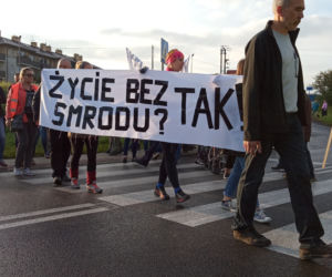 Wielki protest w Skawinie