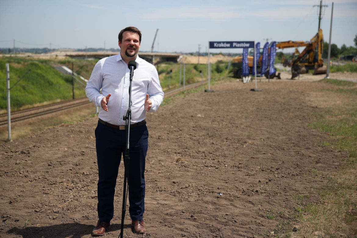 Kandydat PiS na prezydenta Krakowa Michał Drewnicki