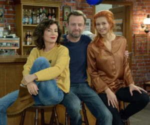 Pierwsza miłość, Ula (Ola Gintrowska), Norbert (Łukasz Konopka), Paulina (Julia Pogrebińska)