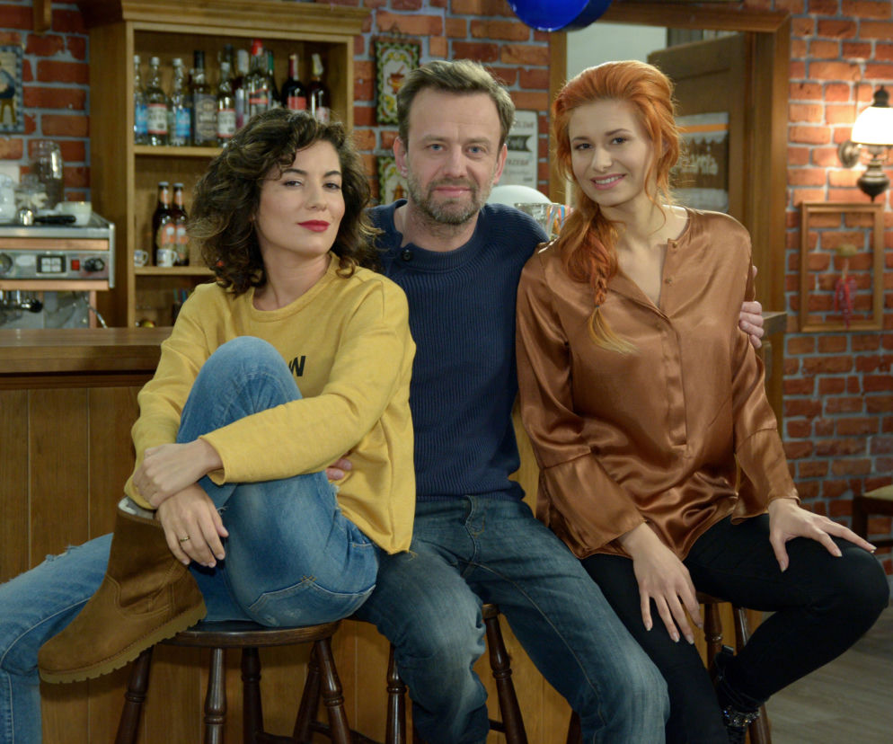 Pierwsza miłość, Ula (Ola Gintrowska), Norbert (Łukasz Konopka), Paulina (Julia Pogrebińska)