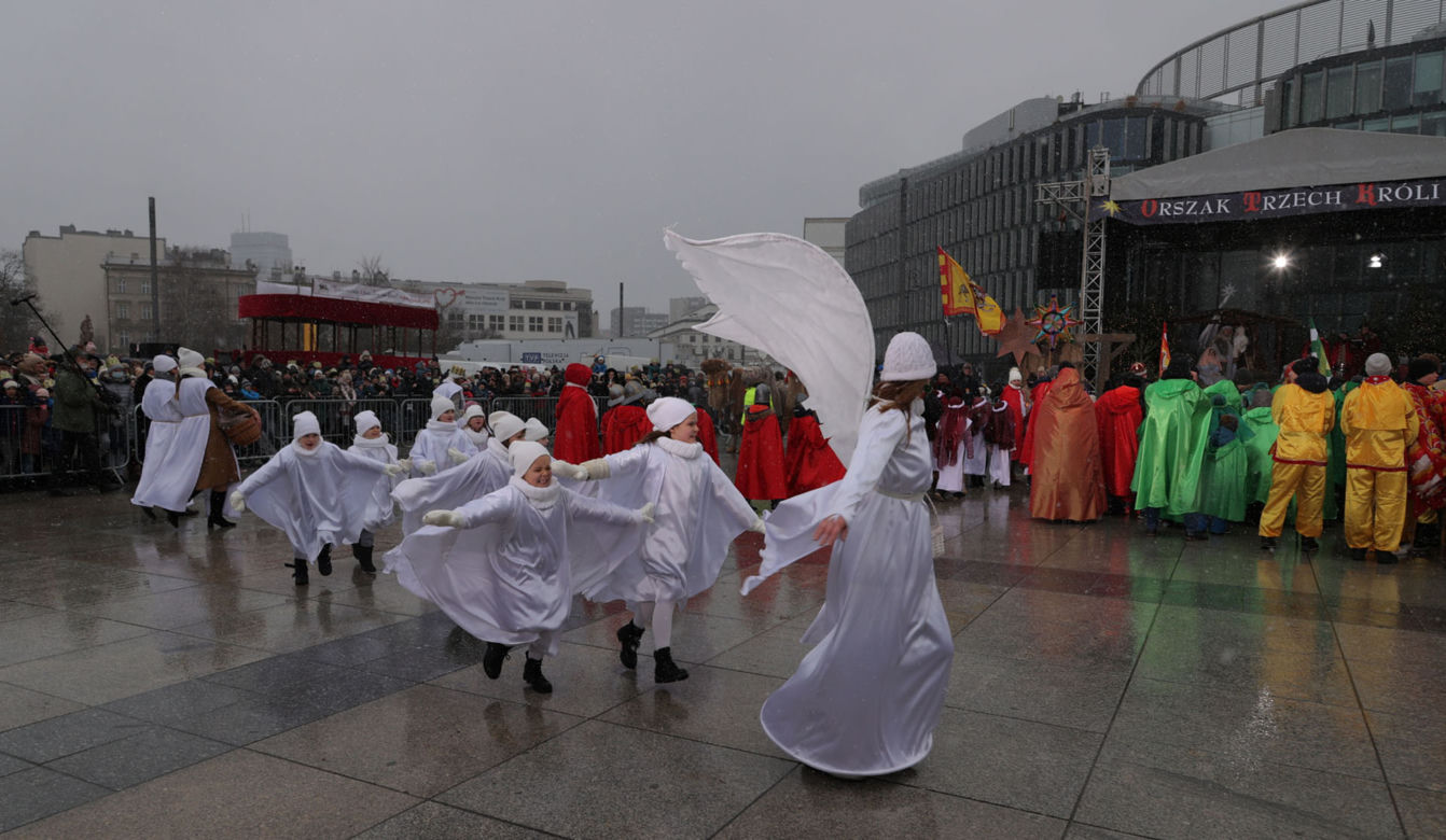 Orszak Trzech Króli przeszedł przez Warszawę