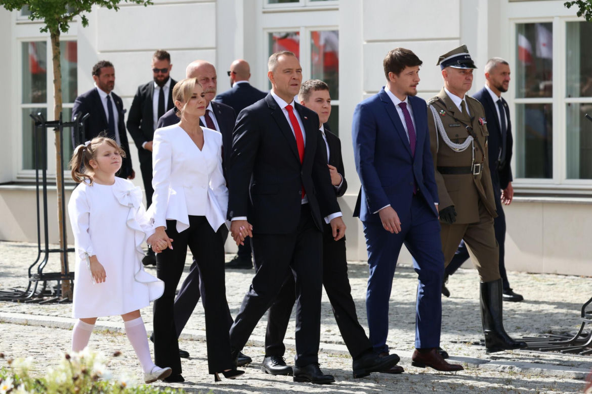 Dzień inauguracji należał do Kasi Nawrockiej. Fotoreporterzy ją uwielbiają 