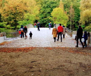 Wyremontowany mostek nad Rusałką