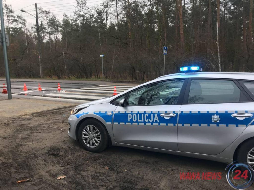 Wypadek na ul.Klasyków w Warszawie