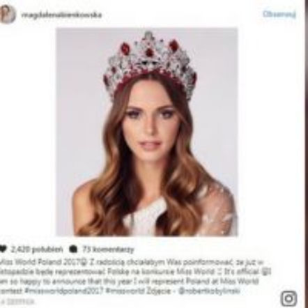 Kim jest Magdalena Bieńkowska? Instagram polskiej kandydatki na Miss World 2017 