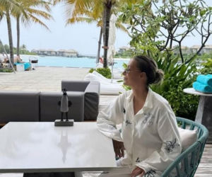 Małgorzata Rozenek i Radosław Majdan nurkują  Malediwach