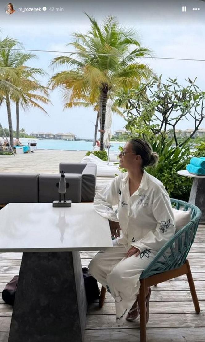 Małgorzata Rozenek i Radosław Majdan nurkują  Malediwach