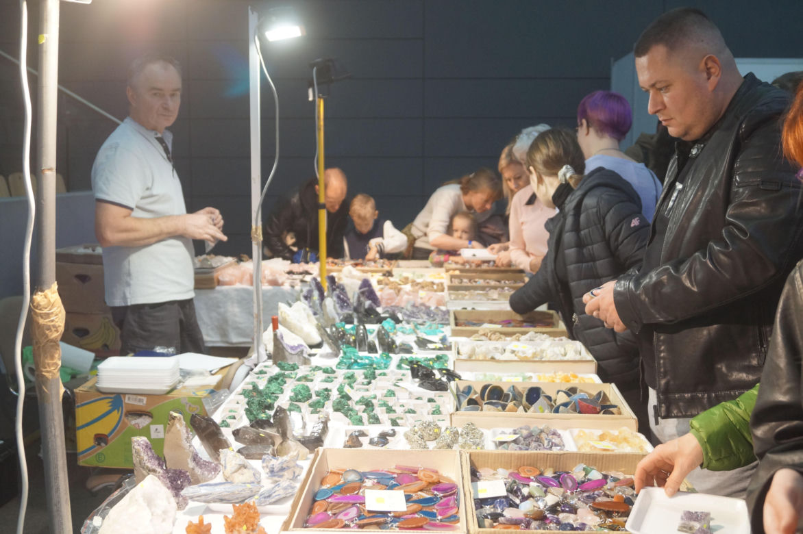 Giełda Minerałów, Biżuterii i Skamieniałości Geo Expo 2023 w Bydgoszczy. Tłumy w SISU Arenie [ZDJĘCIA]