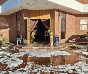 Pożar kościoła w Lublinie