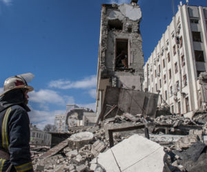 Ukraina. Zbombardowane miasta