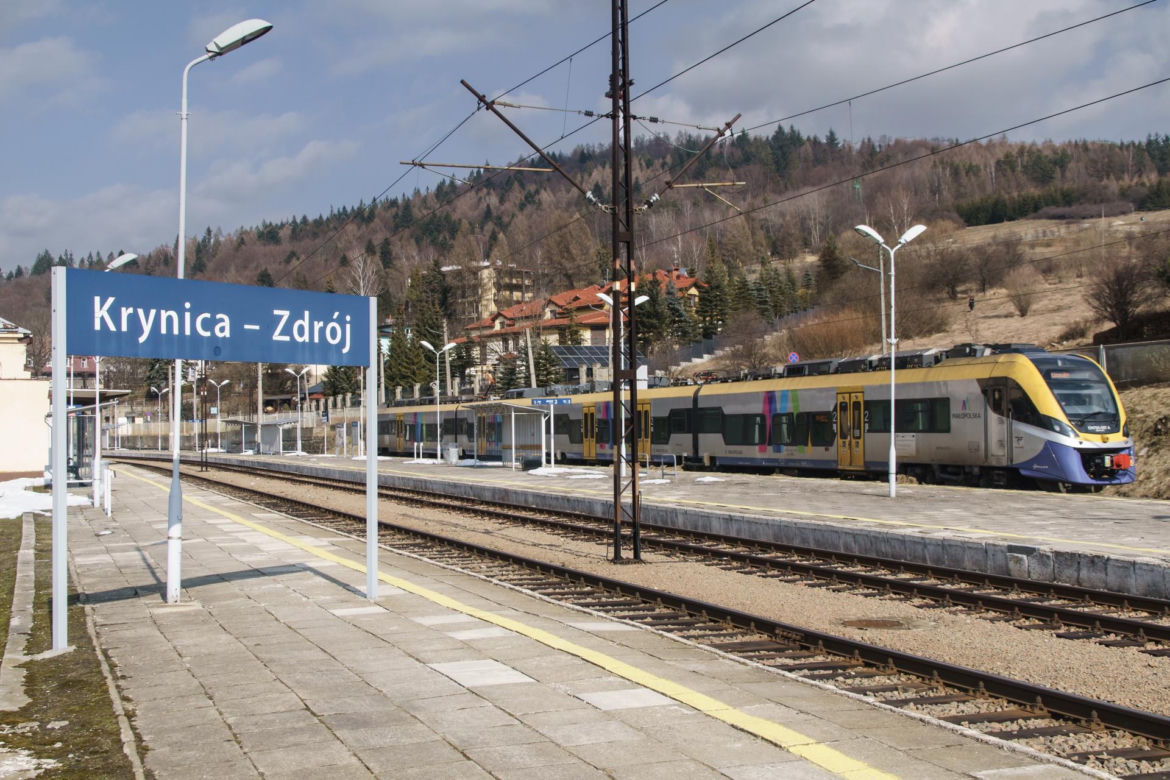 Krynica Zdrój zimą