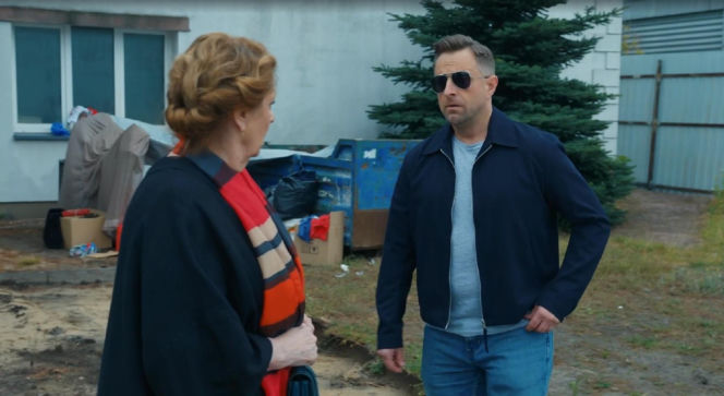 Barwy szczęścia odc. 3293. Józefina Rawiczowa (Elżbieta Jarosik), Wejher (Paweł Kowalczyk) policjant/ płatny zabójca