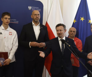 Kacper Tomasiak, Władimir Semirunnij i inni na spotkaniu u Ministra Sportu