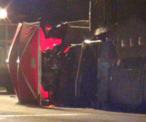 Koszmarny wypadek pod Węgrowem. 20-latek zmiażdżony przez ciężarówkę 