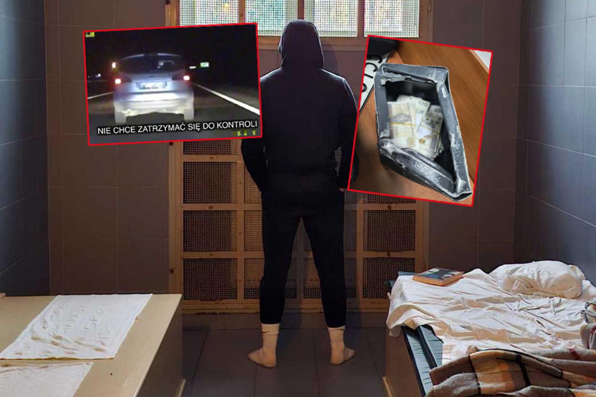 Uciekał przed policją, wyrzucił sejf z pieniędzmi! Sensacyjny pościg pod Warszawą