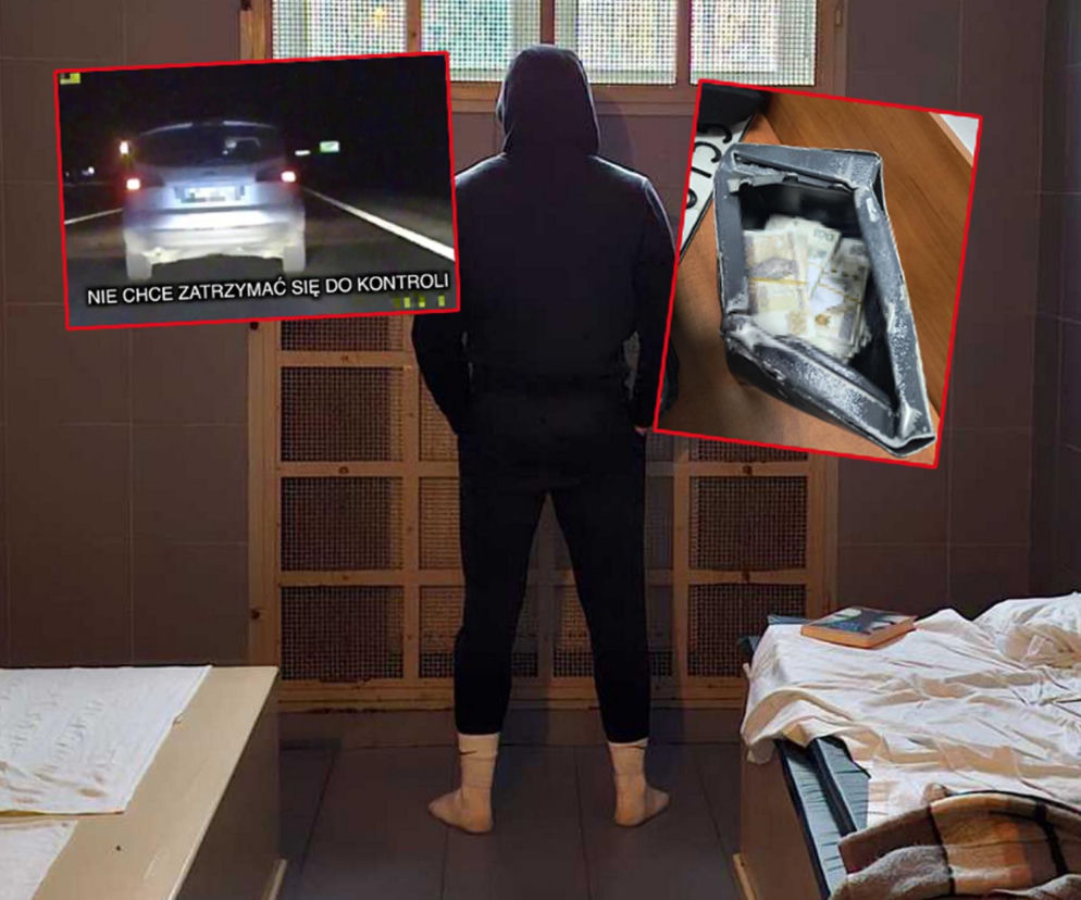 Uciekał przed policją, wyrzucił sejf z pieniędzmi! Sensacyjny pościg pod Warszawą