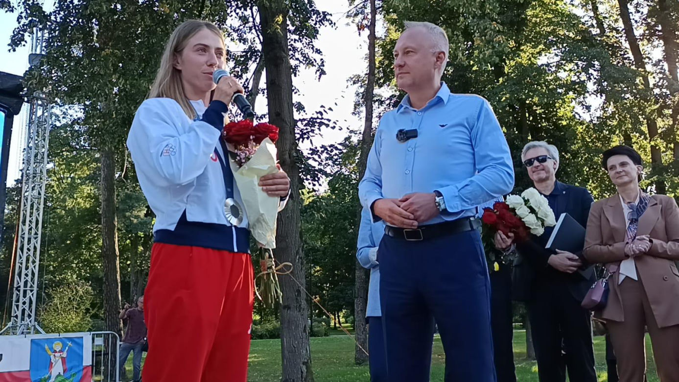 Nowy Sącz przywitał Klaudię Zwolińską