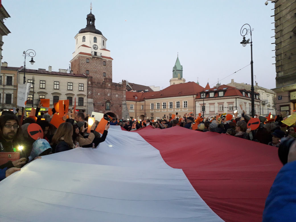 Pikieta poparcia dla nauczycieli