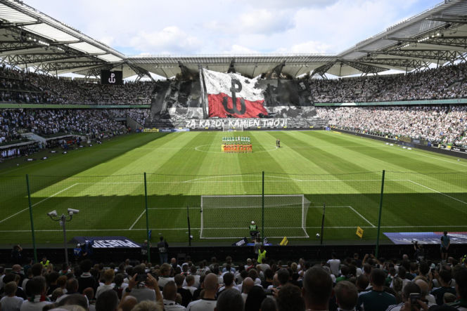 Legia Warszawa - Zagłębie Lubin: Zdjęcia kibiców