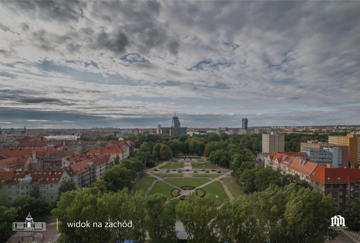 Taras widokowy na wieży Muzeum Narodowego w Szczecinie