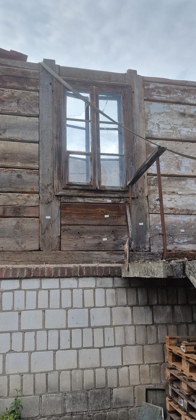 Demontaż budynku na Lubelszczyźnie