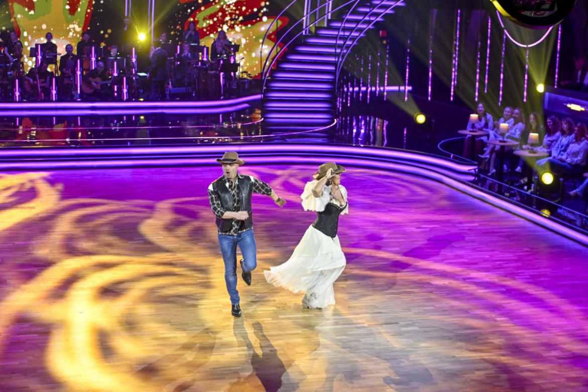 Dagmara Kaźmierska w siódmym odcinku "Dancing with the stars. Taniec z gwiazdami"