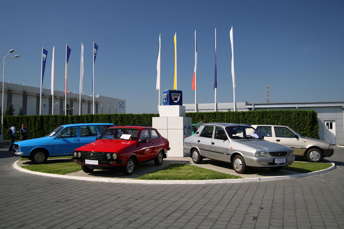 Historyczne samochody marki Dacia