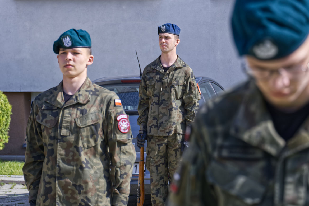 Uczniowe ZS nr2 przygotowują się do finału Przeglądu Musztry Klas Mundurowych