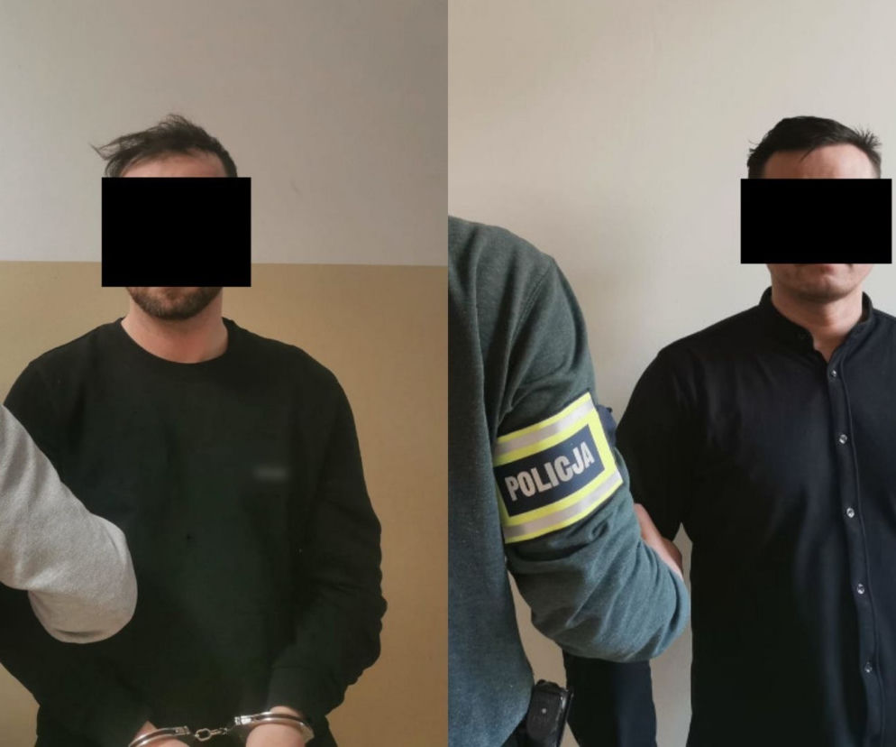 Zatrzymani w rękach policji