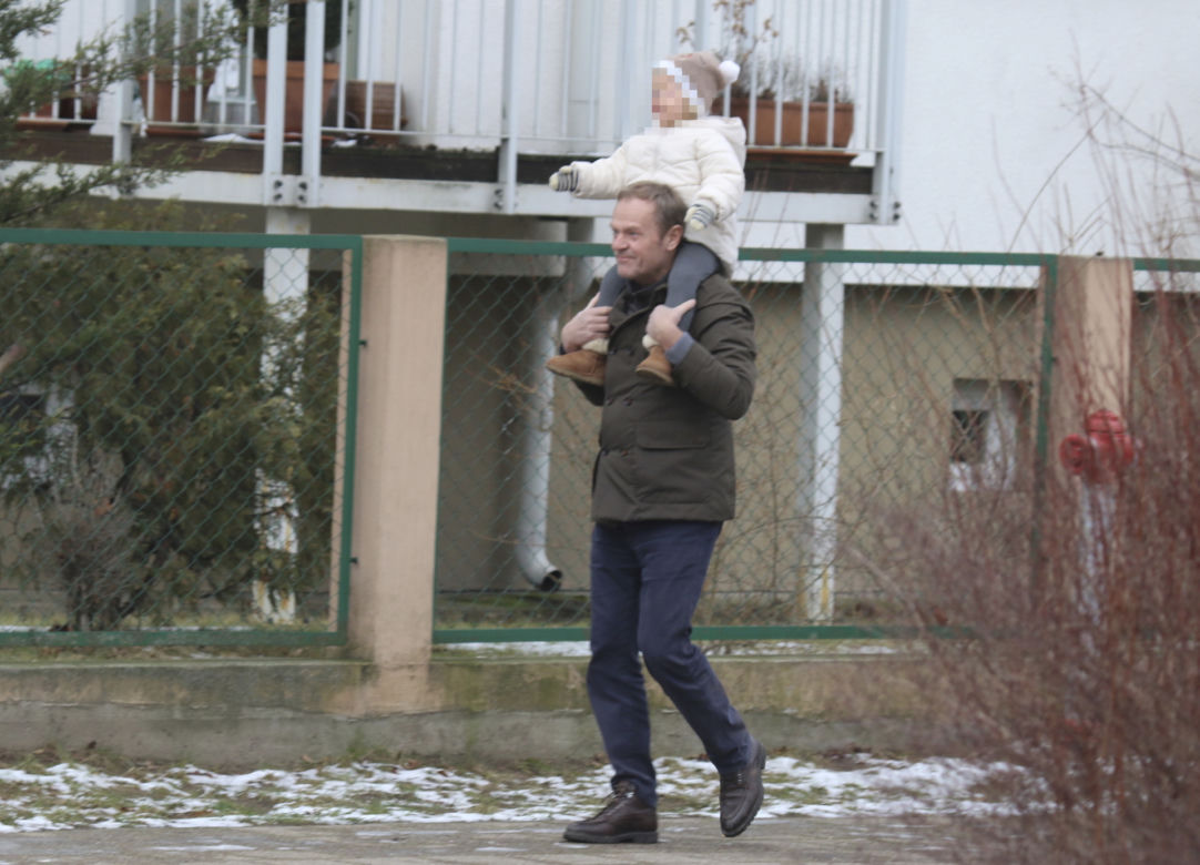 Donald Tusk spędził weekend z wnuczką
