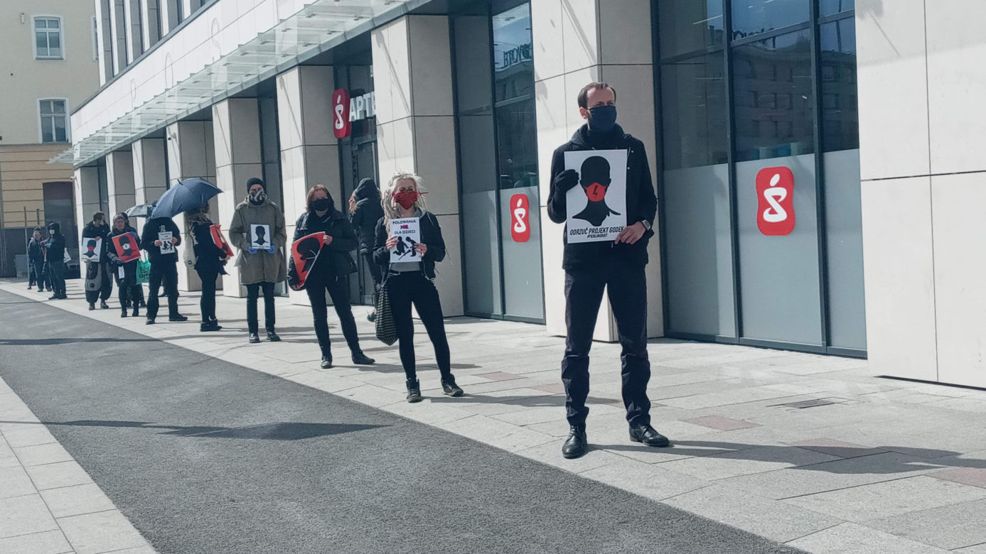 Czarny protest w Szczecinie