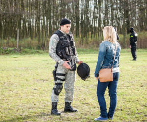 Pierwsza miłość. Aleks (Hubert Jarczak), Marysia (Aneta Zając),