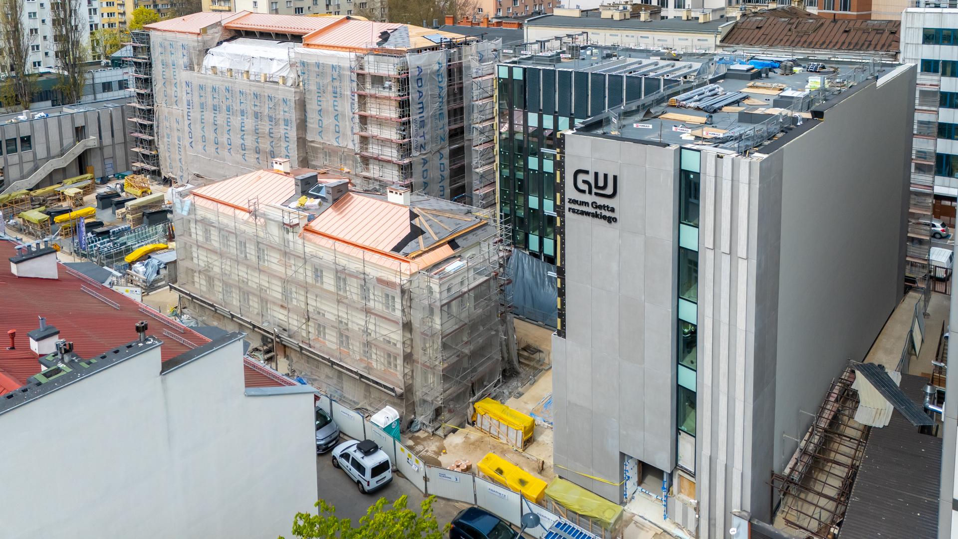 Budowa Muzeum Getta Warszawskiego - kwiecień 2026