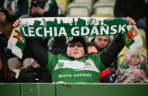 Lechia Gdańsk - Jagiellonia Białystok: Zdjęcia kibiców i zawodników z meczu 24. kolejki PKO BP Ekstraklasy