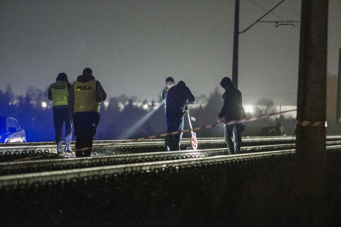 Śmiertelne potrącenie na torach