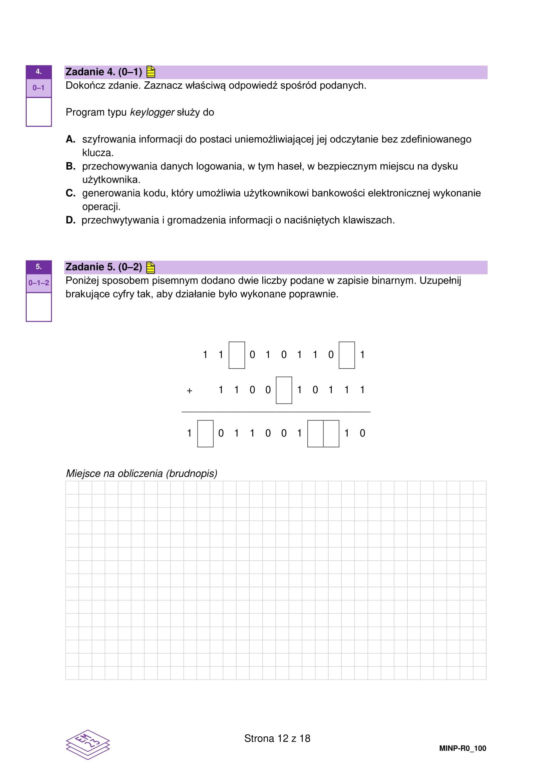 Matura 2025 informatyka rozszerzona - arkusz CKE 14.05.2025 - Formuła 2023