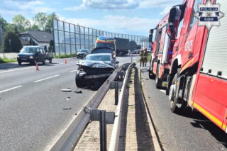 Tragiczny wypadek na DK81 w okolicy Cieszyna. Nie żyje kierowca 