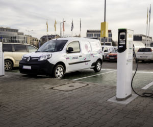 Elektryczne Renault Kangoo Z.E. pod IKEA Kraków