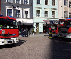Zadymienie restauracji Chleb i Wino w Toruniu - interweniowali strażacy