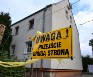 Uszkodzona kamienica przy ul. Hożej w Szczecinie
