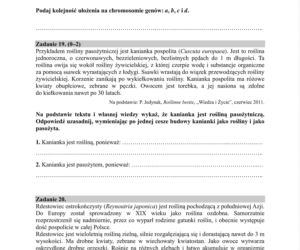 Matura próbna 2020 biologia, str.18