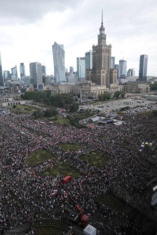Warszawa 79. rocznica Powstania Warszawskiego Godzina W